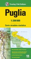 Fietskaart - Wegenkaart - landkaart 11 Apulië | Puglia | Touring Club Italiano