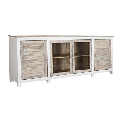 Dressoir DKD Home Decor Wit Natuurlijk Lichtbruin Mangohout 210 x 40 x 82 cm