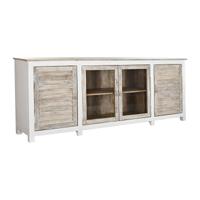 Dressoir DKD Home Decor Wit Natuurlijk Lichtbruin Mangohout 210 x 40 x 82 cm