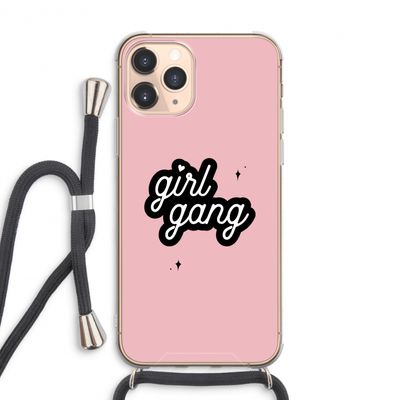 Girl Gang: iPhone 11 Pro Max Transparant Hoesje met koord