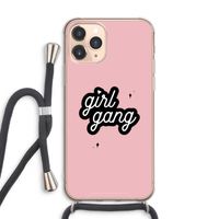 Girl Gang: iPhone 11 Pro Max Transparant Hoesje met koord