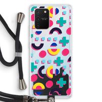 8-bit N°2: Samsung Galaxy S10 Lite Transparant Hoesje met koord 8-bit N°2: Samsung Galaxy S10 Lite Transparant Hoesje met koord