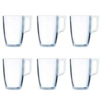 Mokkenset Luminarc Nuevo (6 pcs) Transparant Glas 400 ml (6 Onderdelen)