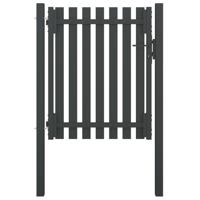 Poort 1x1,5 m staal antraciet