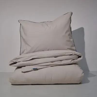 Auping Sand beige Percale kussenslopen