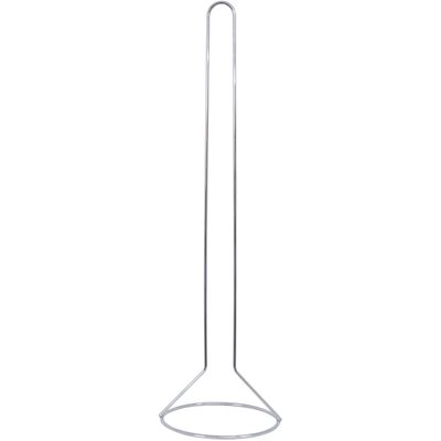 Wc/toiletrolhouder reservoir - metaal - chrome zilver - 50 cm - Voor 5 rollen