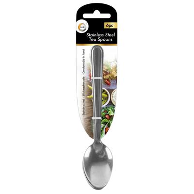 DID Theelepels - 6x st - 15 cm - roestvrijstaal - dessertlepels - bestekset lepels