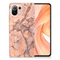 Xiaomi Mi 11 Lite | 11 Lite 5G NE | TPU | Siliconen hoesje | Marmer Oranje