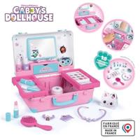 Smoby - Gabby en het Magische Huis - Makkelijk mee te nemen schoonheidskoffertje - Inclusief 13 accessoires: kapsel, nagels, make-up -