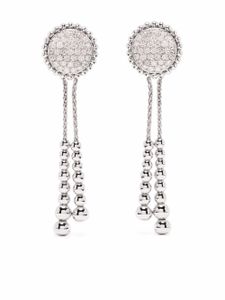 Tirisi boucles d'oreilles Amsterdam en or blanc 18ct ornées de diamants - Argent