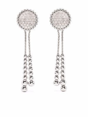 Tirisi boucles d'oreilles Amsterdam en or blanc 18ct ornées de diamants - Argent