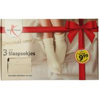 Lucovitaal Bamboe slaapsokjes 3 paar giftbox Lucovitaal Bamboe slaapsokjes 3 paar giftbox