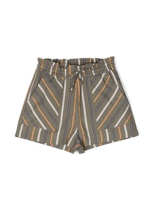 Aspesi Kids short à carreaux - Vert