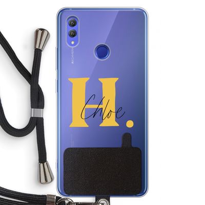 Amber Script: Honor Note 10 Transparant Hoesje met koord