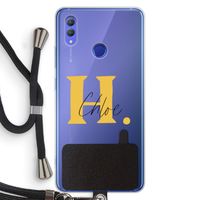 Amber Script: Honor Note 10 Transparant Hoesje met koord