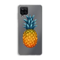 Grote ananas: Samsung Galaxy A12 Transparant Hoesje