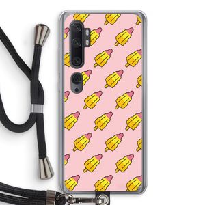 Waterijsjes: Xiaomi Mi Note 10 Transparant Hoesje met koord