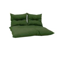 PRIVÉ-TUIN - KIT PALET CLASSIC AVOCAT MATRAS + 2 RUGLEUNINGSKUSSEN