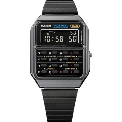 Casio CA-500WEGG-1BEF Retro Horloge Calculator 43 x 34 mm