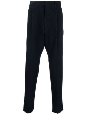 DSQUARED2 pantalon fuselé à fines rayures - Bleu