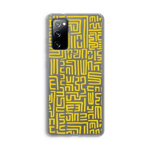Majorelle Blue Print: Samsung Galaxy S20 FE / S20 FE 5G Transparant Hoesje