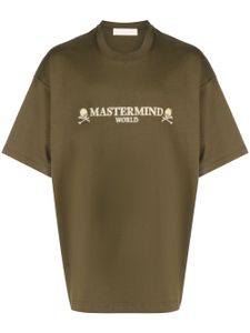 Mastermind World t-shirt en coton à imprimé tête de mort - Vert