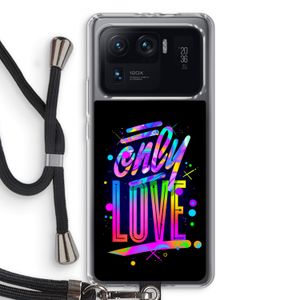 Only Love: Xiaomi Mi 11 Ultra Transparant Hoesje met koord