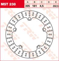 TRW Remschijf, remschijven voor de moto, MST238