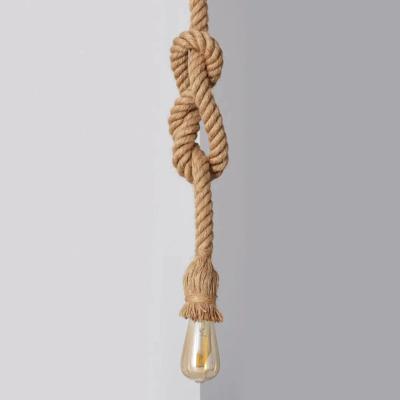 Touw hanglamp E27 fitting retro scheepshanglamp