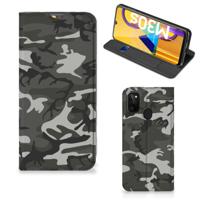 Samsung Galaxy M30s | M21 | Hoesje met Magneet | Army Light