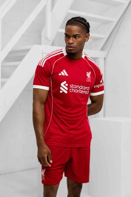 Liverpool Thuis Shirt Senior 2025/2026 - Maat XL - Kleur: RoodWit | Soccerfanshop
