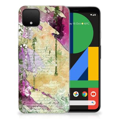 Smartphone hoesje Google Pixel 4 XL Letter Painting Smartphone hoesje Google Pixel 4 XL Letter Painting