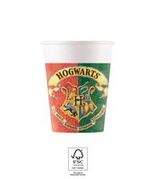 Harry Potter Bekers Hogwarts 200ml (8st)