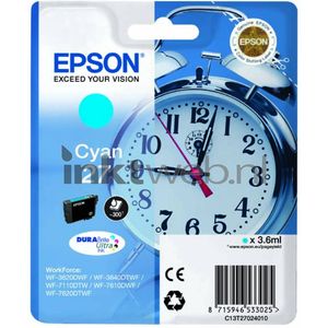Epson Alarm clock 27 DURABrite Ultra inktcartridge 1 stuk(s) Origineel Cyaan