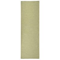 VidaXL Buitenkleed platgeweven 80x250 cm groen