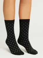 Dames sokken 1-pack - Dots - Vrolijke en leuke dames sokken met stippel print