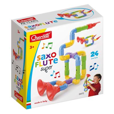 Quercetti buizen bouwset saxofoon, 24dlg.