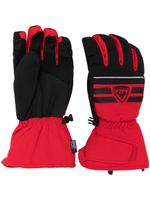 Rossignol gants à patch logo - Rouge