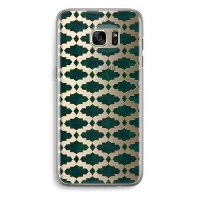 Moroccan tiles: Samsung Galaxy S7 Edge Transparant Hoesje