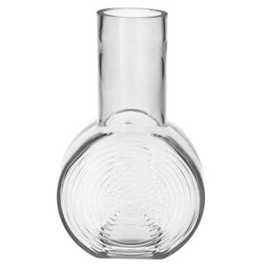 Bloemenvaas - helder - transparant glas - D6 x H23 cm