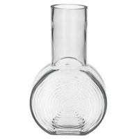 Bloemenvaas - helder - transparant glas - D6 x H23 cm