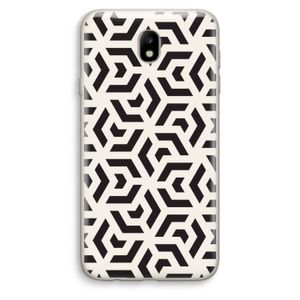 Crazy pattern: Samsung Galaxy J7 (2017) Transparant Hoesje
