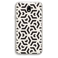 Crazy pattern: Samsung Galaxy J7 (2017) Transparant Hoesje