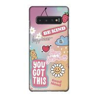 Positivity: Samsung Galaxy S10 4G Volledig Geprint Hoesje