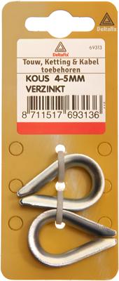 Touwkous 10m verz 2st - Deltafix
