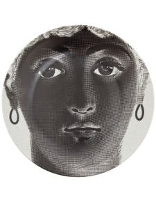 Fornasetti assiette imprimée - Noir