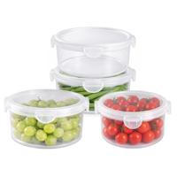 Plasticforte Vershoudbakjes set Classic - 4x stuks - vriezer / magnetron - kunststof - diverse maten