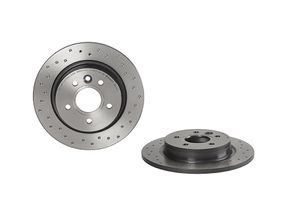 Remschijf BREMBO XTRA LINE BREMBO, Remschijftype: Geperforeerd, u.a. für Volvo, Ford