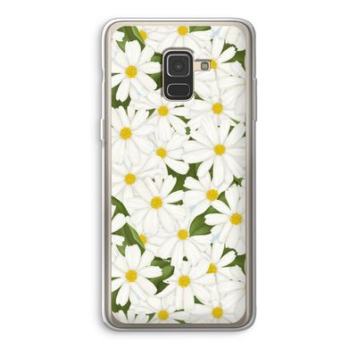Summer Daisies: Samsung Galaxy A8 (2018) Transparant Hoesje