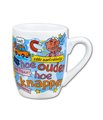 Cartoonmok man knapper